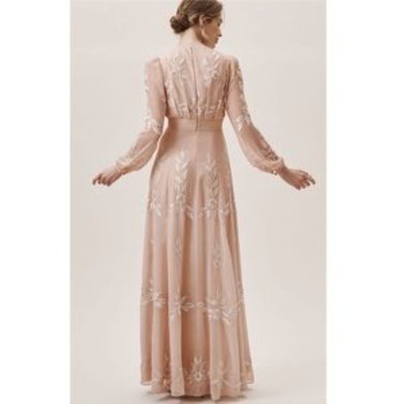 BHLDN Belize Dress Blush NEW - Picture 2 of 3